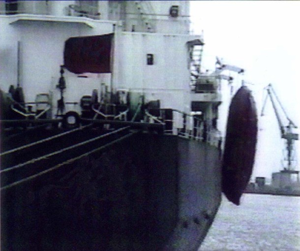 2012.04.08 - Figure 2 (lifeboat Suspended Vertically from the Aft Fall)