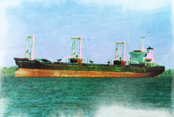 2012.08.24 - Figure 1 (MV Thermopylae Sierra Sinks in Sri Lanka)
