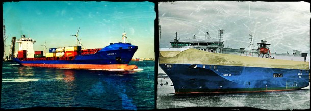 2012.12.05 - Baltic Ace Car Carrier Sinks After Collision with Containership in North Sea Figure 1