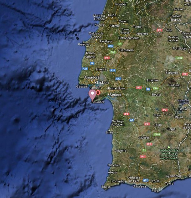 2013.03.07 - Explosion on Tanker Southwest of Cape Espichel Figure 2