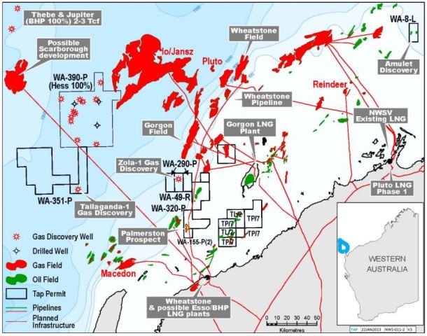 2013.03.14 - 500 Bcf Gas Resource Offshore Tallaganda in Western Australia Figure 2