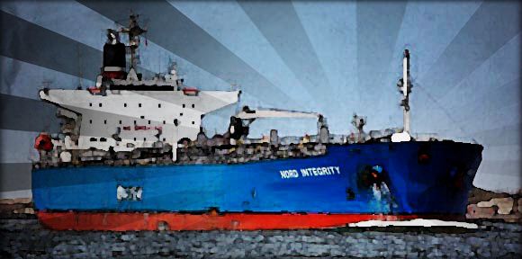 2013.07.24 - NORDEN Tanker Turned Off Engine and Sailed by Wind and Sea Current