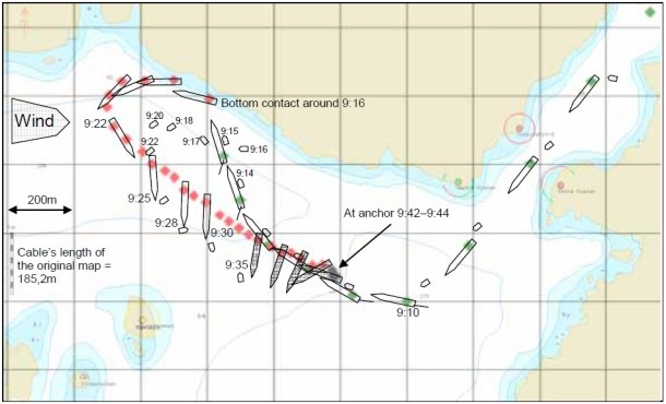 2013.08.12 - Attempts for Pilot Disembarkation in Rough Sea Cause Bulk Carrier Grounding - Investigation Report Figure 5