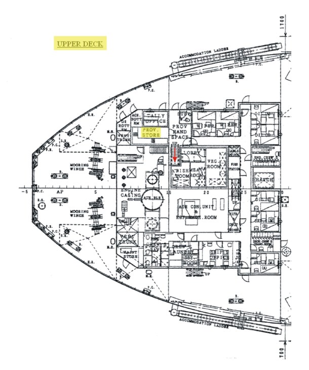 2013.09.30 - Death of Steward from Fatal Fall from Stairs - Investigation Report Figure 3