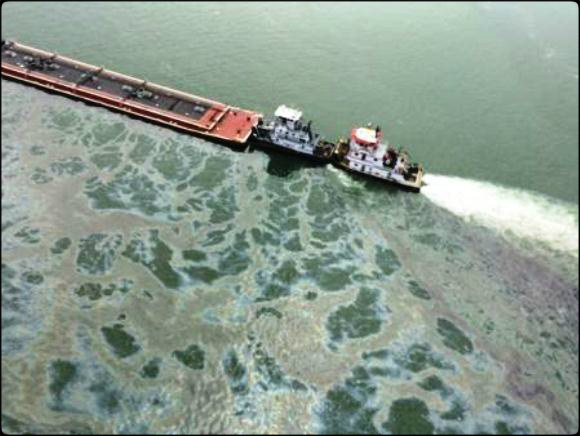 2014.03.23 - Barge Collision With Oil Spill in Houston Ship Channel Figure 1