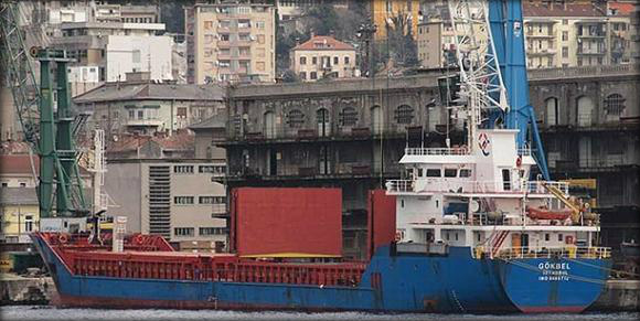 2014.12.29 - Turkish Cargo Ship Sinks Near Port of Ravenna, Italy